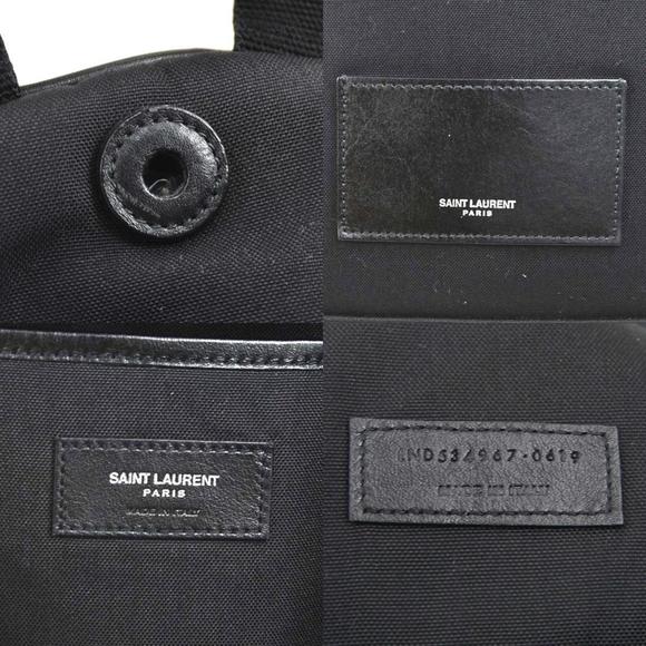Saint Laurent Backpack, Leather, Black, Men\'s/Women\'s, 534967, H31318G main image 5